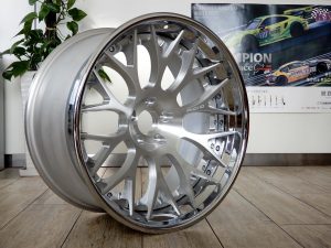 agiowheels　Brushed/Chromelip 20″